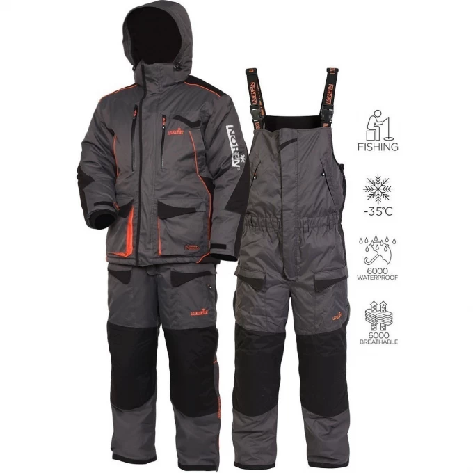 Костюм зимний NORFIN DISCOVERY GRAY 04 Р.xl 451104-XL
