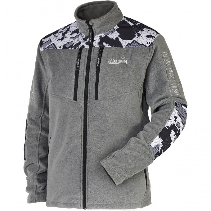 Джемпер флисовый NORFIN GLACIER CAMO 04 размер XL 477204-XL Джемпер флисовый NORFIN GLACIER CAMO 04 размер XL 477204-XL