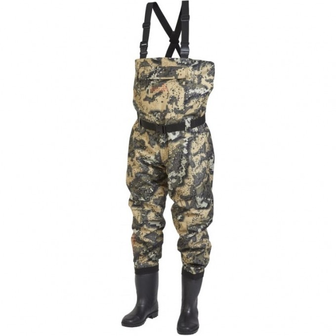 Полукомбинезон забродный NORFIN RAPID CAMO Р.45 81246-45 Полукомбинезон забродный NORFIN RAPID CAMO Р.45 81246-45